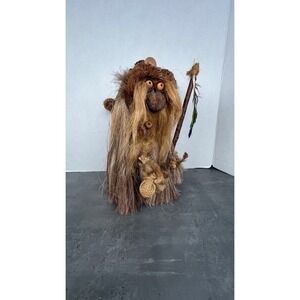 Ken Arensbak Spirit Troll Folk Art Sculpture Figurine 12" Crosby TN Signed Tags